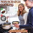 KitchenClick 7-Piece Wooden Spoons for Cooking  Premium Teak Wooden Utensil Set, Nonstick & Heat-Resistant Wooden Cooking Utensils, Durable & Lightweight Spoon Set for Kitchen, Baking & Serving