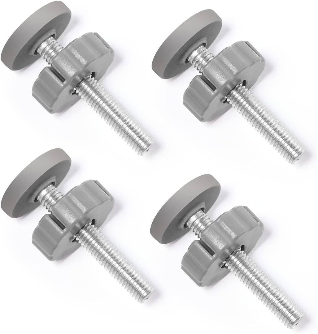 Babelio Pressure Gates Threaded Spindle Rods M10 (10 mm), Baby Gates Accessory Screw Bolts Kit Fit for All Pressure Mounted Walk Thru Gates