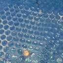 Spa Depot Thermo-Float 16-mil 7ft x 7ft Hot Tub Bubble Cover Floating Spa Blanket - trimmable Heavy-Duty Insulating Solar Heating