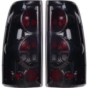 Boine Tail Light Compatible With 1999-2006 Chevy Silverado 1500 2500 3500 GMC Sierra 1500 2500 Driver and Passenger Side Rear Light Brake Lamps(OE Smoke Lens)