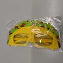 Sandwich Eyeglasses Novelty Funny Eye Glasses Sunglasses Eyewear for Adults Kids - Yellow