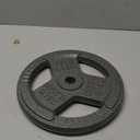 1-Inch Standard Cast Iron Plate Weight Plate for Strength Training and Weightlifting, 25 Pounds 