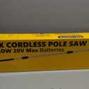Cordless Pole Saw, Compatible with Dewalt 20V Max Batteries, 8 Inch Low Kick-Back Bar and Chain, Extension Pole for Up to 15 FT Reach, Auto Lubrication System, Tool Only-Battery & Charger not included