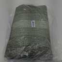 Gibelle Green Bathroom Rug Set 2 Piece, Chenille Non Slip Bath Mat Set, Absorbent Shower Rug and Bath Room Floor Mats, Quick Dry Bathmat Bathroom Decor Accessories for Tub, 16" x 24", 20" x 32"