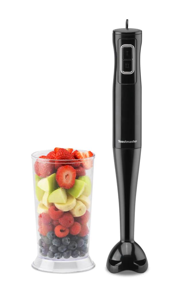 Toastmaster Immersion Hand Blender Mixer Black with 700ml Blending Cup 100W