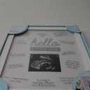 Pearhead Hello Little One Guest Signature Frame, Baby Shower Alternative Guest Book, Sonogram Ultrasound Photo Frame (Signature Sonogram Frame)