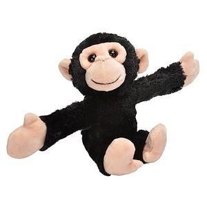 Wild Republic Huggers, Chimp Plush Toy, Slap Bracelet, Stuffed Animal, Kids Toys, 8 inches
