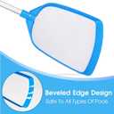 TidyMister Pool Leaf Skimmer Net Ultra Fine Mesh with Aluminum Poles 5 Sections 6 Feet Swimming Pool Cleaning Net Leaf Catcher for Above Ground Pools Inground Pools