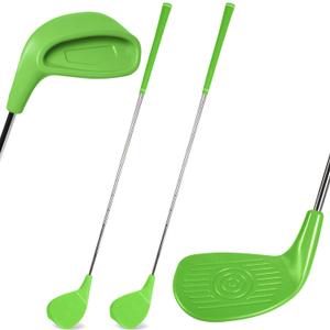 [2 Pack] Backyard Outdoor Golf Clubs with Oversized Club Heads - Two Right-Handed Clubs Perfect for Players Over 5ft Tall - Made to Hit Plastic or Foam Balls - Safe for Sand Grass Yards Beach & Parks