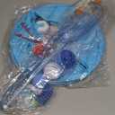 MALLMALL6 11Pc Cat Toy Set - Interactive Pack with Foldable Tunnel, Feather Teaser Wand, Springs, Mice, Crinkle Balls & Pet Bell Balls - Puzzle Toys for Indoor Cats - Gift (Blue)