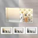 Neodrain 24"x12" Tile Ready Shower Niche & Memory 3-Color Temp LED Light