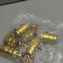 4 Pack 3-Way Lamp Socket Replacement E26 Screw Base Light Socket with Turn Knob Switch for Low- Medium - High Settings UL Listed Repair Kit for Lamp (Gold)