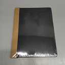 AHGXG Lined Spiral Journal Notebook, B5 Large Notebooks for Women Men, 140 Pages Hardcover Leather Notebook College Ruled, 100 GSM Paper, Notebooks for Work School Note Taking, 7.6" x 10", Black