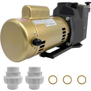 W3SP2610X15 Single Speed Pool Pump 1.5 HP 115/230V Compatible with Hayward SP2610X15 Super Pool Pump for All In-Ground Swimming Pools and Spas