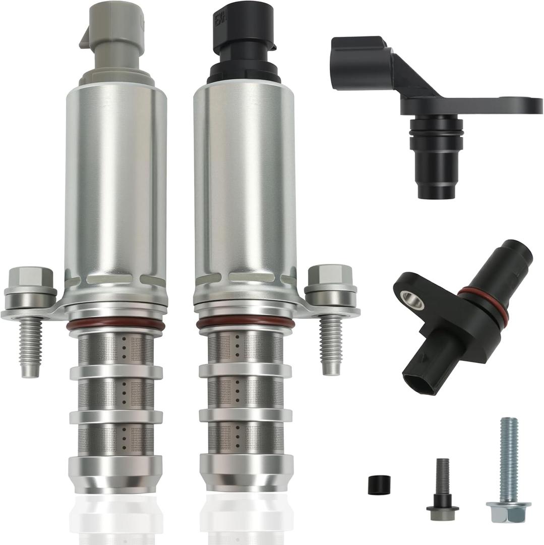VVT Intake+Exhaust Camshaft Position Actuator Valve+Camshaft Position+Engine Crankshaft Sensor kit,for Chevy, for Buick, for GMC, for Pontiac, for Saab,for Saturn#OE 12655421 12655420 12577245