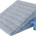 Boyd Sleep Inflatable Air Wedge Pillow, Adjustable Dual-Chamber Incline with Electric Pump, Auto Seal Valves & Ever Firm Fabric, for Acid Reflux, Snoring, GERD, Pregnancy, Back Support, 24" x 22"