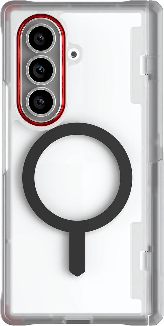 Ghostek Covert Clear Galaxy Z Fold 7 Case with Built-in Kickstand, MagSafe and Full Hinge Protection Designed for 2025 Samsung Galaxy Fold7 (8") (Clear)