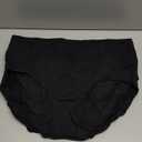 MISSWHO Cotton High Waisted Women Underwear Soft Briefs Full Coverage Comfy Ladies Panties (4X-Large, 5 Pack=black-a1)