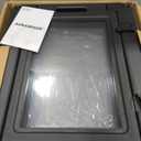 FXW AuraSpace Clear Acrylic Indoor Dog Playpen, 24" H, 12 Panels, Black