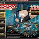 Hasbro Gaming Monopoly Ultimate Banking Edition Board Game for Families and Kids Ages 8 and Up, Electronic Banking Unit, Original version