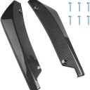 2PCS Rear Bumper Lip Splitter Canard Diffuser Spoilers, Car Side Fenders Skirt Spoiler Splitter Front Bumper Lip Protector Body Kit, Universal Anti-Crash Car Exterior Decoration (Carbon fiber)
