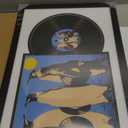 ccdcc 16.5x25 Vinyl Record Display Frame 1 Pack, Black Wooden Album Record Frame with Mats and Tempered Glass Cover for 12 By 12 Inch LP Record Cover