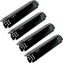 DP148 4pk Heat Plates for Nexgrill 720-0830H, 720-0864, 720-0864M Gas Grill, Porcelain Steel Grill Heat Shield Tent, Burner Cover, Flame Tamer for Home Depot Nexgrill 4 Burner 720-0830H