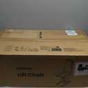 HUANUO 2-in-1 Electric Chair Lift for Elderly  Floor Lift & IP68 Waterproof Bath Lift for Tub, Foldable, 308 lbs Capacity, Remote Control, Height Adjustable 2.3"-18.9", for Fall Recovery & Home Care