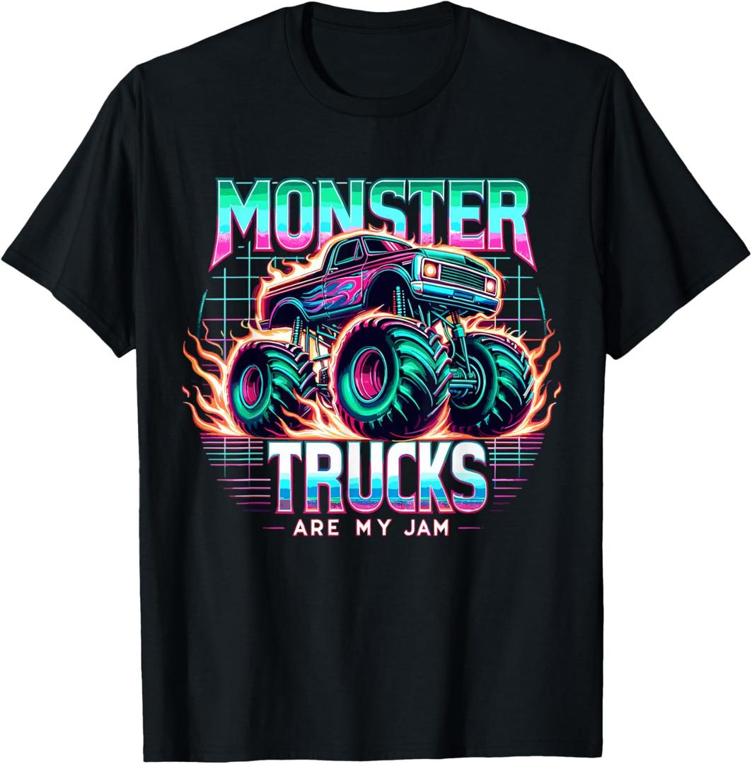 Monster Trucks are My Jam T-Shirt Female Plus 3X