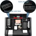 Center Console Organizer fit for GMC 2023 2024 2025 Sierra/Chevy Silverado 1500 Accessories, 2024-2025 2500HD 3500HD (Wireless Charger With Full Console w/Bucket Seats Only)