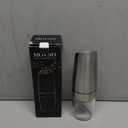 Gravity Electric Salt and Pepper Grinder Set, Battery Powered LED Light One Hand Automatic Operation, Adjustable Coarseness Mill Grinders Shakers Black (G.Silver 1p)