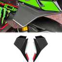 For ZX-10R ZX-10RR 2022-2025 Motorcycle Front Aerodynamic Fixed Wing Spoiler Side Winglet GP Wing ZX10R Accessories (Carbon Fiber Texture)