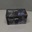 HOME LIGHTING 66ft Christmas Decorative Mini Lights, 200 LED Green Wire Fairy Starry String Lights Plug in, 8 Lighting Modes, for Indoor Outdoor Xmas Tree Wedding Party Decoration (White)