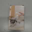 Soft 3-in-1 Silisone Spray Brush, Upgraded for Shedding, Cleaning and Spa Massage, Hair Removal, Best Water Steam Brush for Indoor Long or Short Haired Cat and Dog (Purple)