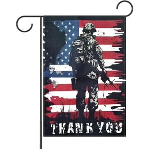 Memorial Day Patriotic Garden Flag 12x18 Inch Double Sided, USA flag 4th of July Independence Day Yard Outdoor Decoration, Fourth of July Deals