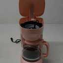 MELLERHOME 12-Cup Pink Coffee Maker - Borosilicate Carafe, Auto-Off, Pink Accessories, Reusable Filter, Anti-Drip, Kitchen Appliances, Keep-Warm Function, Kitchen Dcor