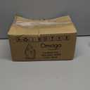 OMAIGA Cordless Iron for Clothes, 1500W Steam Iron with Non-Stick Ceramic Soleplate, Auto Shut Off, Self-Clean, Burst of Steam, Anti-calc, 3 Temperature Settings, 11.84oz Water Tank, Black