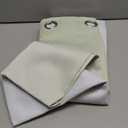 Estelar Textiler Sage Green and Greyish White Gradient Blackout Curtains for Bedroom, Thermal Insulated Ombre Blackout Drapes, Room Darkening Energy Saving Curtains for Living Room,52Wx84L,2 Panels