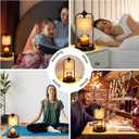Candle Warmer Lamp Electric with Timer: Wax Melts Warmer - Dimmable Candle Wax Warmer Electric Candle Warmer with Replacement Bulbs, Bedroom Home Decor Compatible with Various Candles-Linen