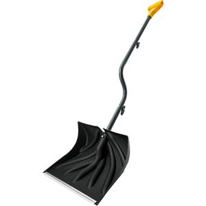 Snow Shovel for Driveway 17-Inch Wide Ergonomic Heavy Duty Snow Removal Winter Tool 57" Long with Bent Handle Aluminum Edge Sharp Blade for Car Garage