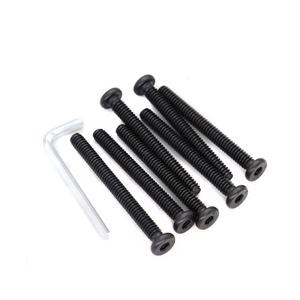 cSeao 10-Pack Black 5/16"-18 * 2-3/4" Allen Head Socket Cap Bolts Screws for Furniture Table