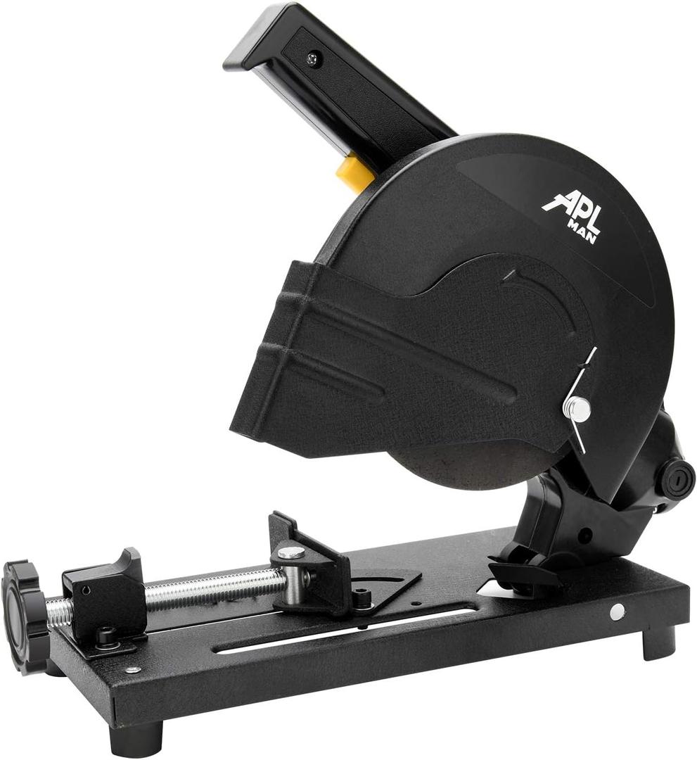 APLMAN 6 Inch Cut off Saw Metal Cutting Chop Saw Miter Saw 45 Angle iron/Rebar/Iron/Plastic Cutting