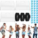 Vinsot 3 Sets Baby Shower Games Bridal Funniest Baby Shower Play, Interactive Shaking Balls for Boy or Girl, Table Tennis Twerk Game (Blue)