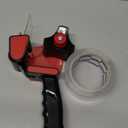 Zuvo Heavy Duty Tape Gun and Dispenser with 6 Clear Packaging Tapes. Clear Packaging Tape 44mm X 66m with Metal Tape Gun Dispenser for Moving Boxes,Warehouse Or General Packing Needs