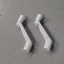 Prime-Line H 4320 Casement Operator Crank Handle with 11/32 In. Bore, White (2 Pack)