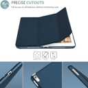ProCase Smart Casefor 10.5 iPad Air 3rd Generation 2019 / iPad Pro 2017, Slim Stand Cover with Translucent Frosted Back for iPad Air 3 -Blue