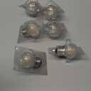 E26 Low Wattage 3W LED Bulbs, G40 Dimmable Frosted Globe Light, 25W Equivalent, Warm White 2700K, Small E26 Base Bulb for Bedroom, Table Lamp, Fridge, Night Light, 6-Pack