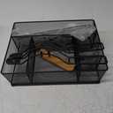 FANGSUN Grill Caddy, BBQ Caddy with Paper Towel Holder, Picnic Condiment Utensil Caddy for Outdoor Camping, Barbecue Accessories Storage Organizer for Griddle Grilling Tool, Rv Patio Camper Must