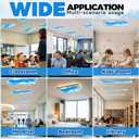 Aheroi 8 Pcs Light Covers, 4 x 2 Feet Magnetic Light Covers for Fluorescent Light Shade, Drop Ceiling Lighting Covers Classroom Light Filters, Room School Office Decor(Cloud Blue Sky)