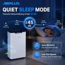 AIRPLUS Max 30 Pint Tall Dehumidifier for Home Bedroom up to 1600 Sq Ft